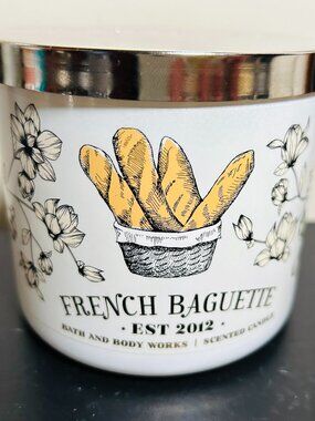 Bath & Body Works French Baguette 14.5 oz. 3-Wick Candle NEW